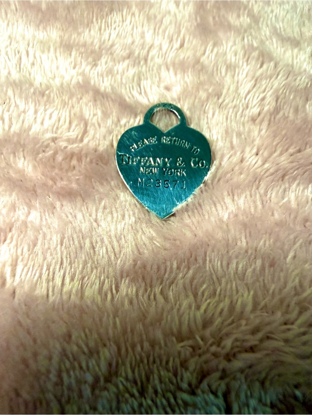 Tiffany & Co. Silver Large Heart Tag with Signature Blue Pouch - Picture 3 of 7